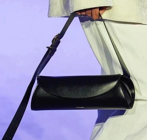 JIL SANDER ジルサンダー カンノーロ SMALL BLACK ショルダーバック 保存袋つき