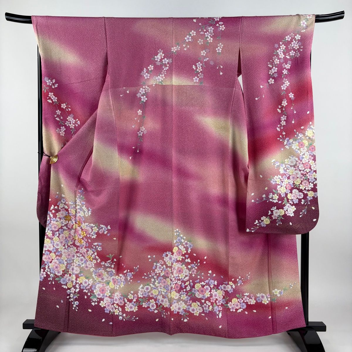 KP1534 振袖 身丈163cm 正絹 着物 成人式 KP1534 振袖 身丈163cm 正絹 着物 成人式