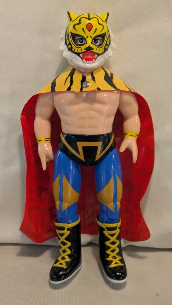 メディコムトイ イングラム ソフビファイティングシリーズ 初代タイガーマスク メディコムトイ ソフビ ファイティングシリーズ 初代タイガーマスク(逆