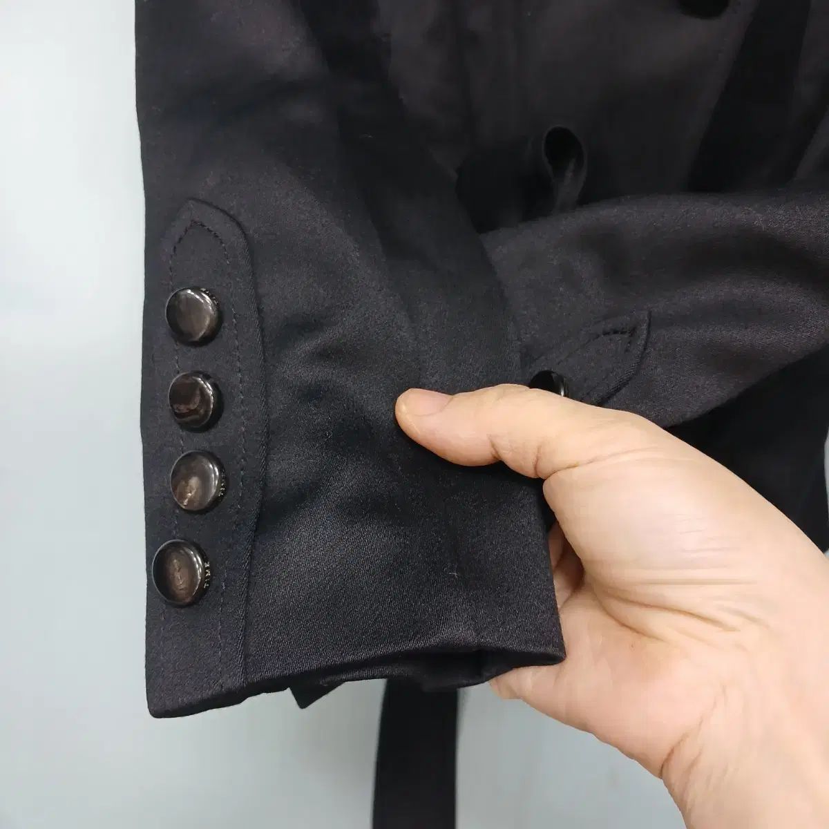 TIME ベルト付き 黒 ジャケット 55 GULLKHAN_COM