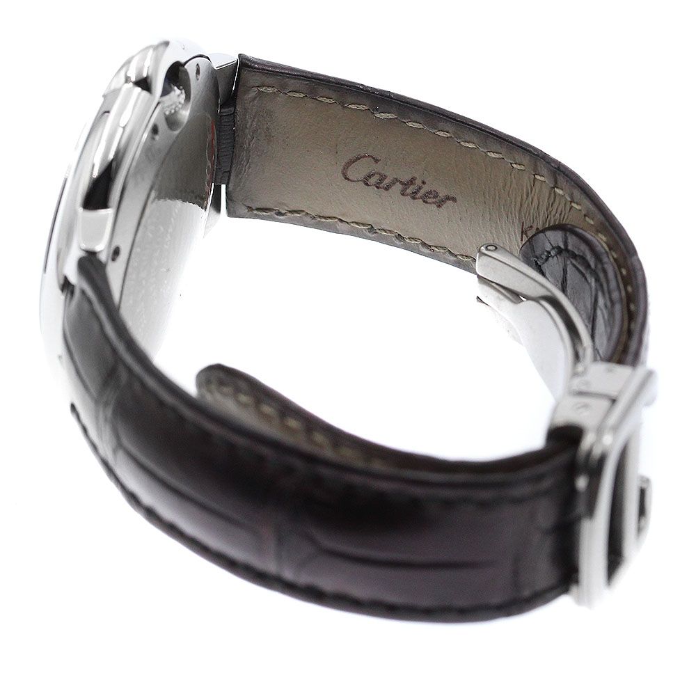 カルティエ CARTIER W6920085 バロンブルーSM 自動巻き レディース良品  