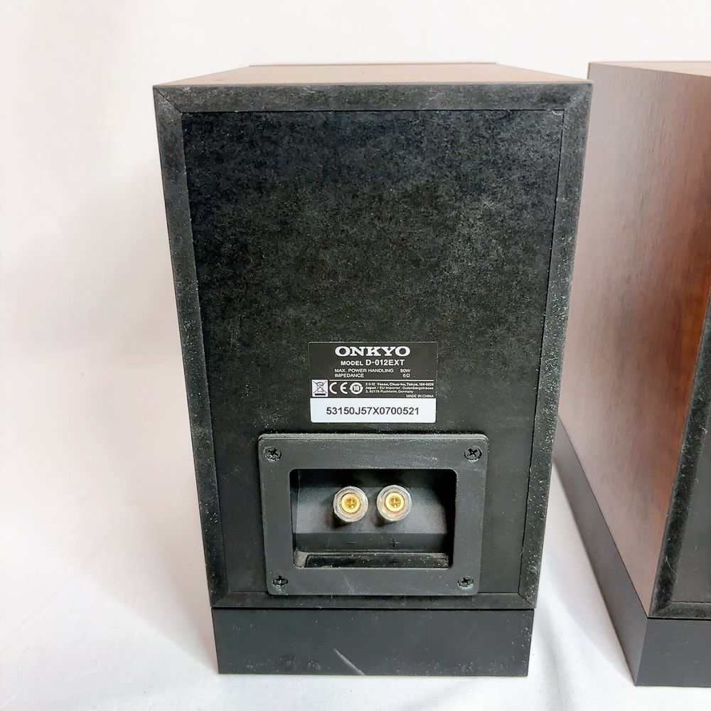 〚美品〛✦ONKYO ブックシェルフ型バスレフスピーカー D-012EXT✦ 美品〛✦ONKYO ブックシェルフ型バスレフスピーカー D-012EXT✦ Amazon