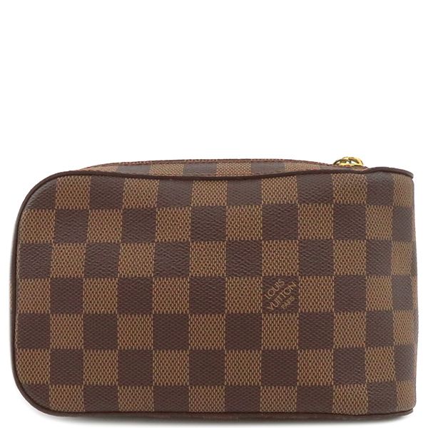 ルイヴィトン LOUIS VUITTON ボディバッグ ジェロニモス ダミエキャンバス ダミエエベヌ ゴールド金具 茶 ウエストバッグ  N51994 CA1025 【箱】【中古】