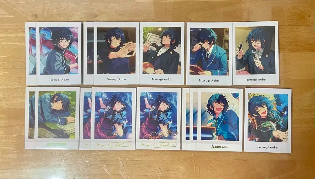 あんスタ　ぱしゃっつ　ぱしゃこれ　青葉つむぎ　まとめ売り あんスタ 青葉つむぎ P.A.shots!! パシャこれ 箔押し まとめ売り