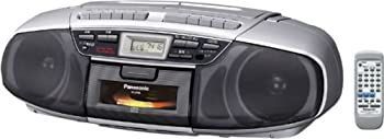 非常に良い」パナソニック CDラジオカセット ファッション シルバー RX