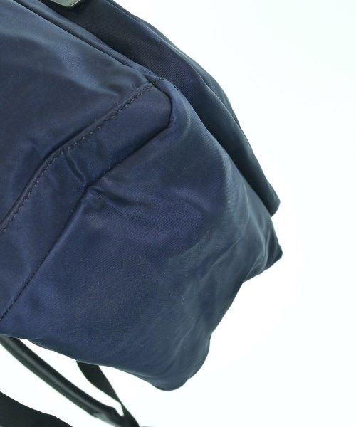 美品】IBIZA ナイロン×レザー リュック ネイビー ブルー 美品