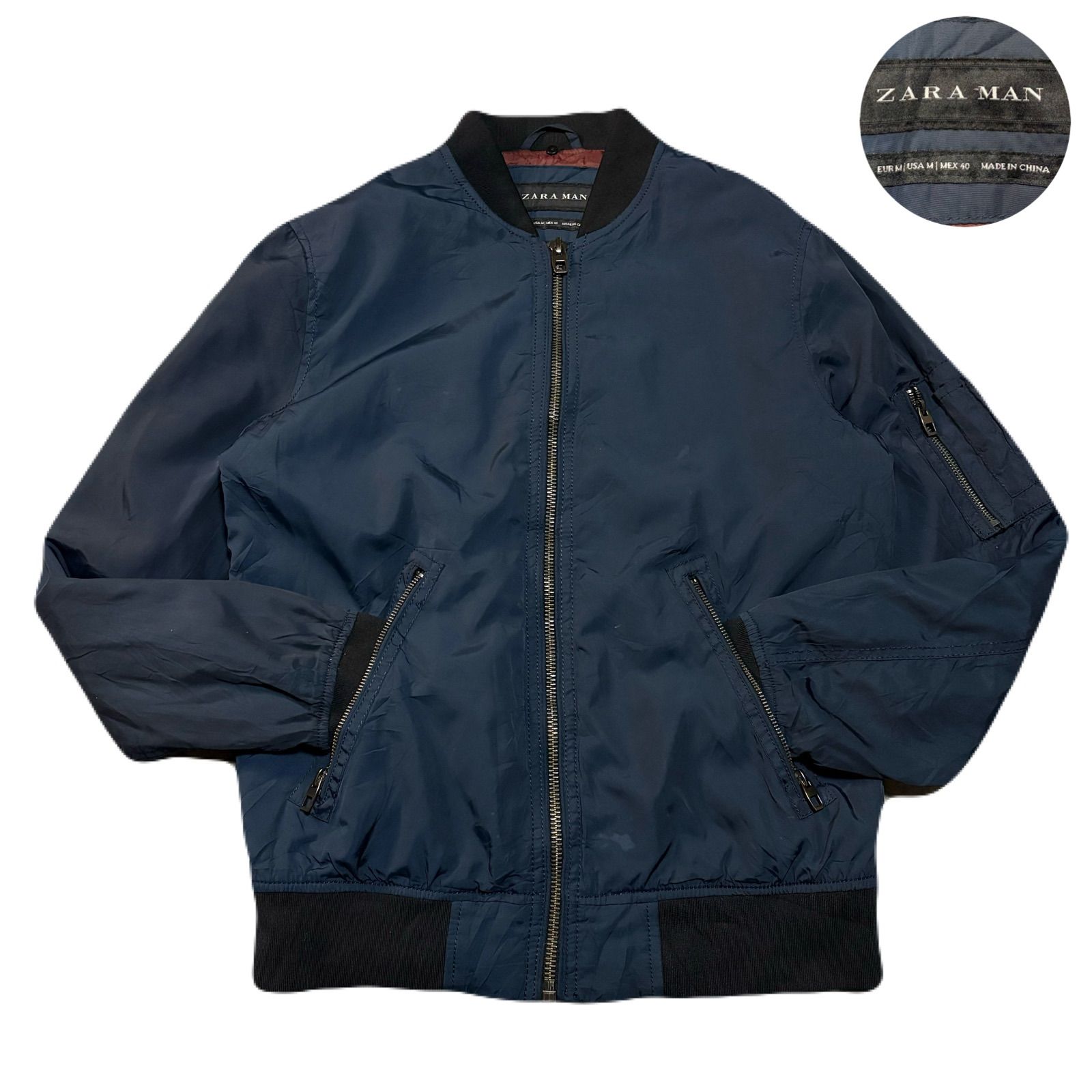 ZARAMAN ザラマン MA-1 FlightJacket フライトジャケット Military
