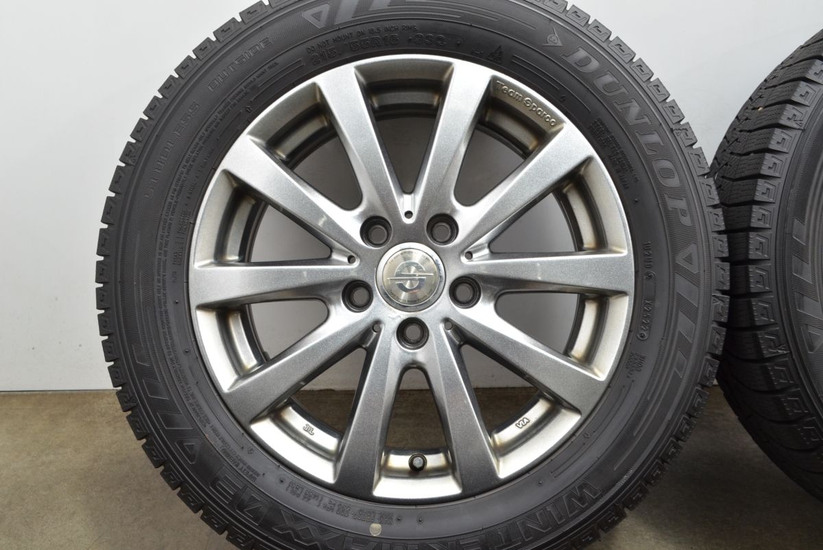 スタッドレス】チームスパルコ 16in 6.5J +48 PCD112 ダンロップ 