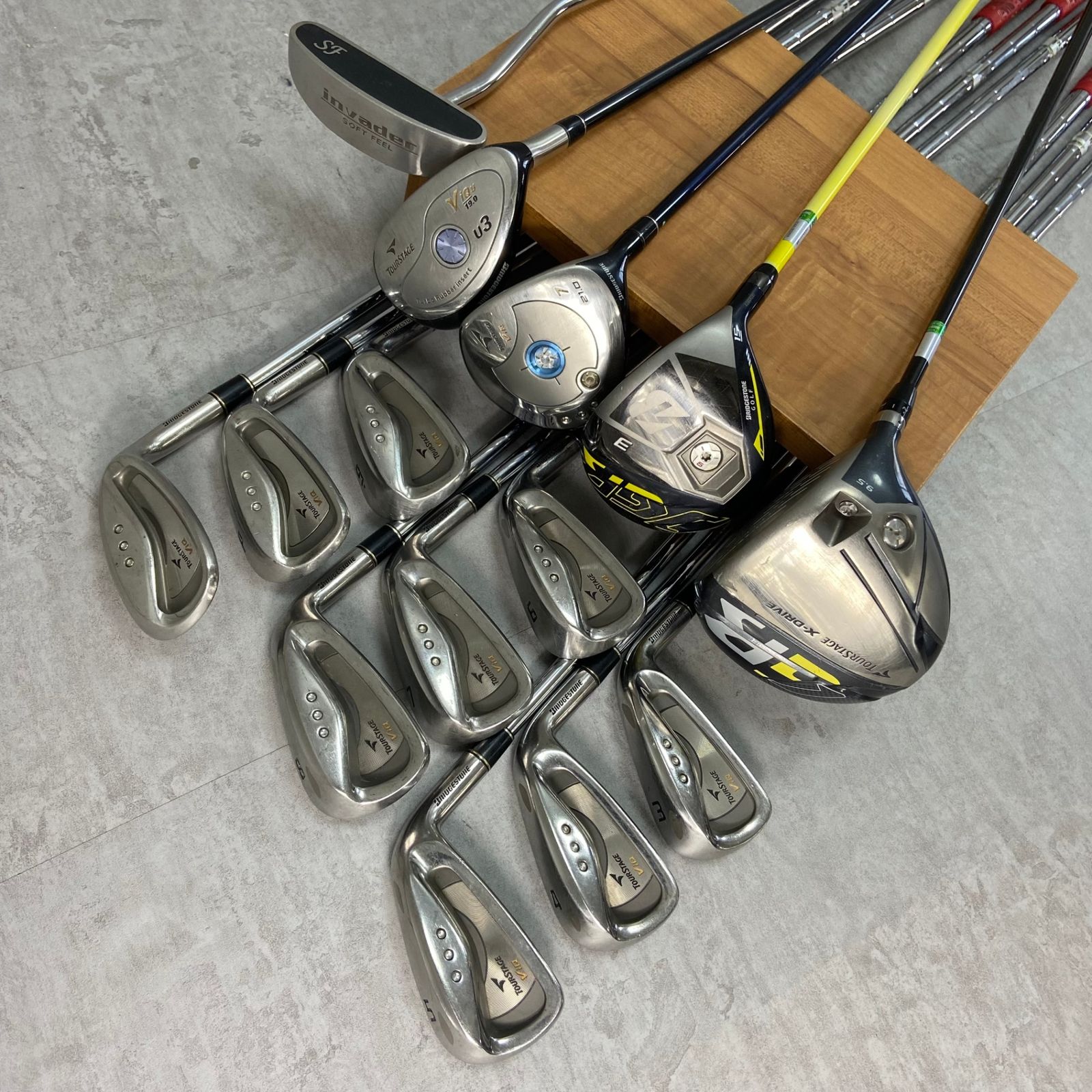 ブリヂストン ツアーステージ メンズゴルフ14本セット 右利き用