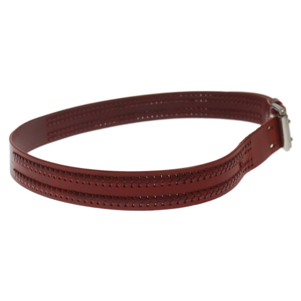 希少SUPREME 10SS Leather Belt レザー 編み込み ベルト オンラインショップ 希少SUPREME 10SS メルカリ - ベルト