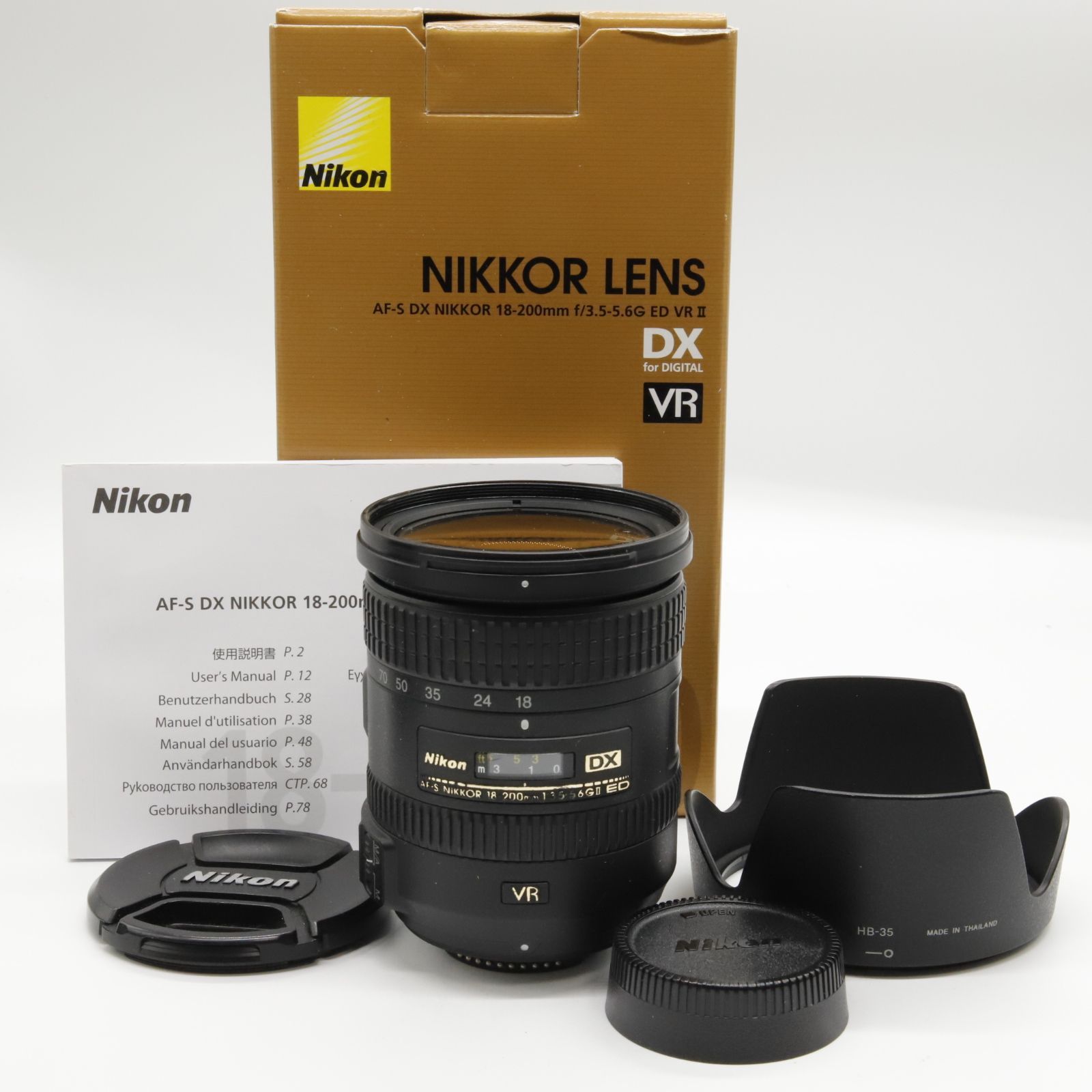 ニコン Nikon D300 AF-S 18-200mm VR 高倍率 レンズセット 手振れ補正 デジタル一眼レフ カメラ 中古 □ ニコン D300 Nikkor 18-200 1:3.5-5.6 G ED  : AF-S DX