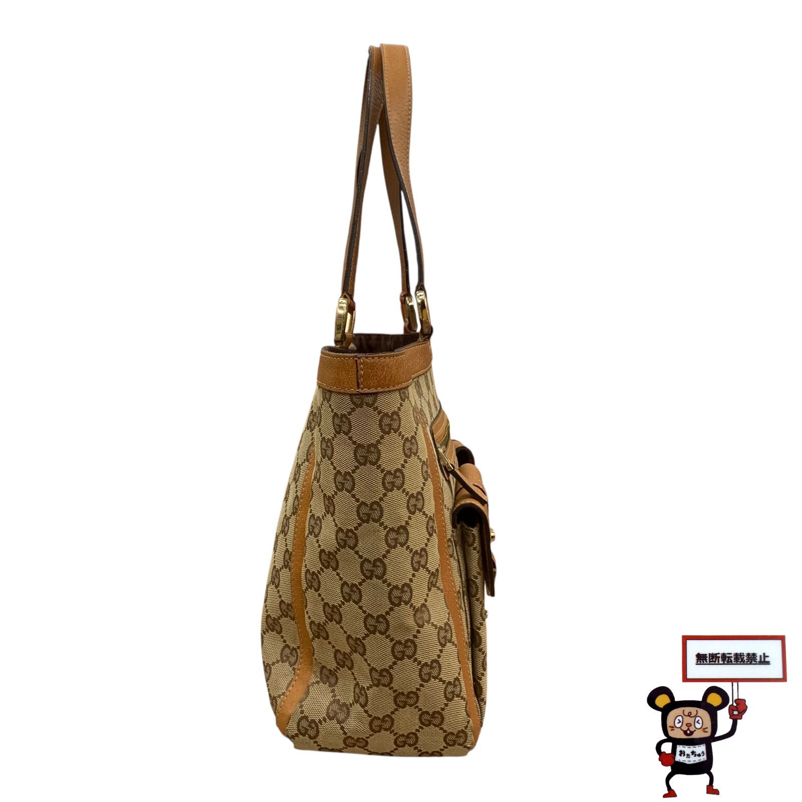 84.GUCCI GGキャンバス トートバッグ - メルカリ