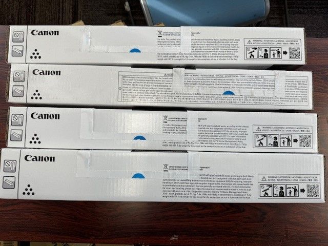 キャノントナー4本セット NPG-83 ブラック シアン マゼンタ イエロー 全てオレンジシール無しです