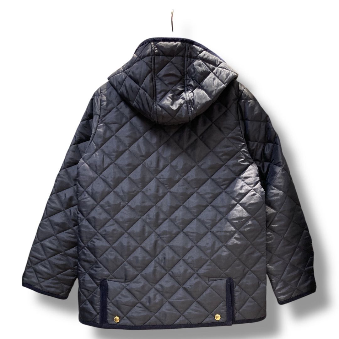新品 フードキルティングジャケット 38 黒 トラディショナルウェザーウエア
