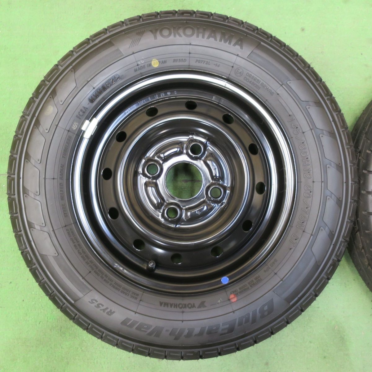 新車外し！25年☆スズキ エブリイ バン 純正 スチール 145/80R12 80