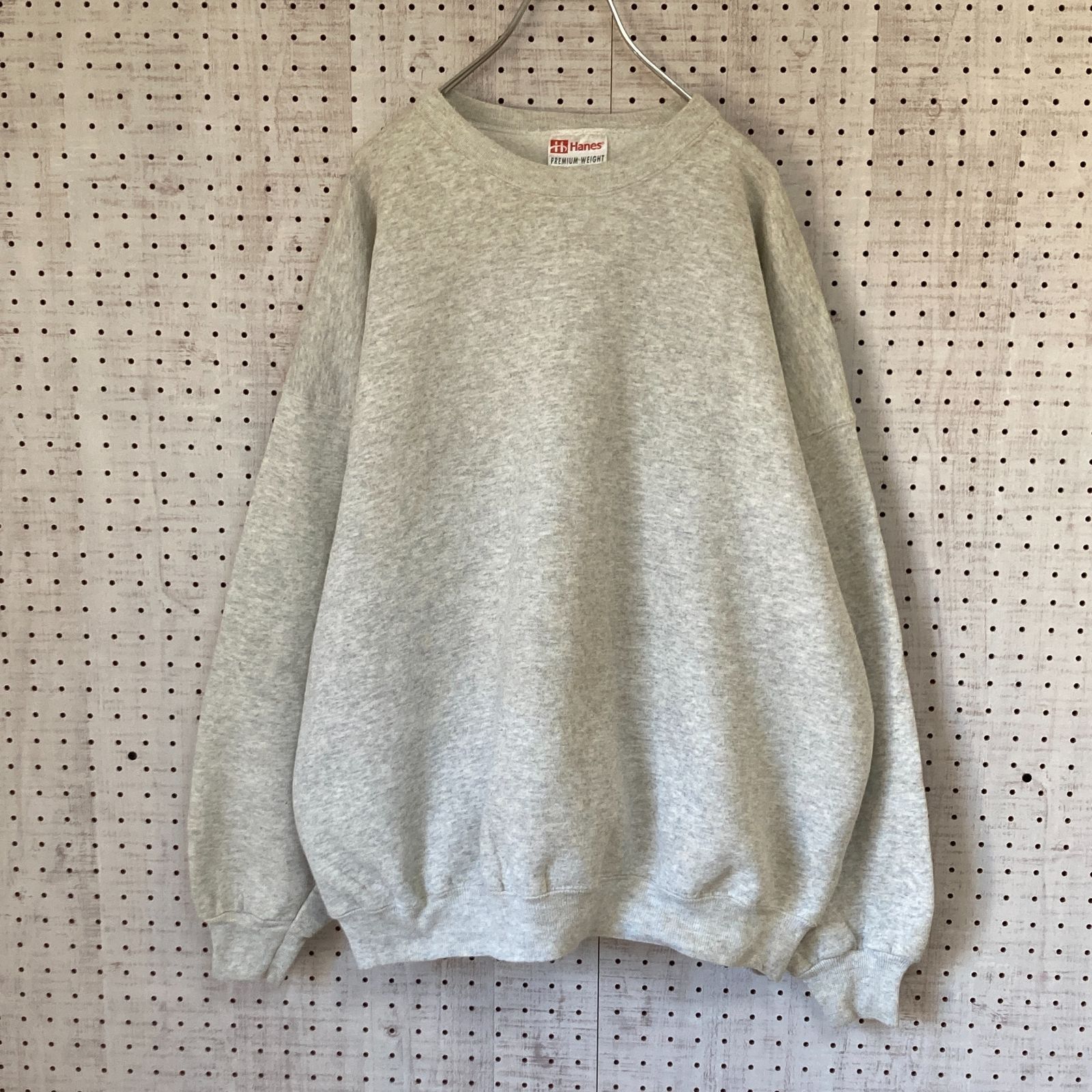 90年代 Hanes PREMIUM WEIGHT ヘインズ 企業 プリント スウェット 90