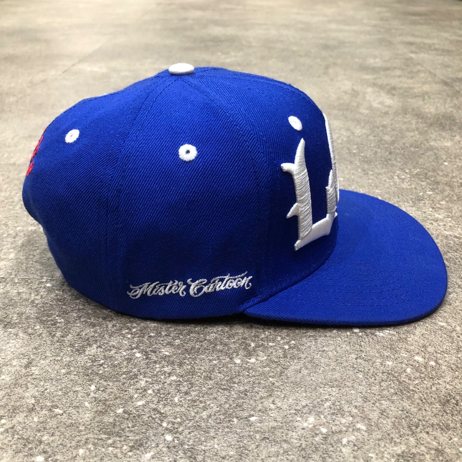 Mr.Cartoon LOS LA SNAPBACK CAP BLUE ベースボールキャップ 帽子