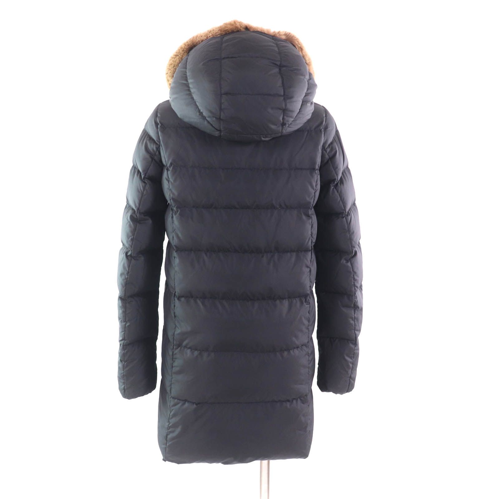 現行タグ☆ デュベティカ　ダウンコート　カリスドゥエ　ブラック系　ラビットファー CARYSDUE beige fur-rabbit / カリスドゥエ （BLACK