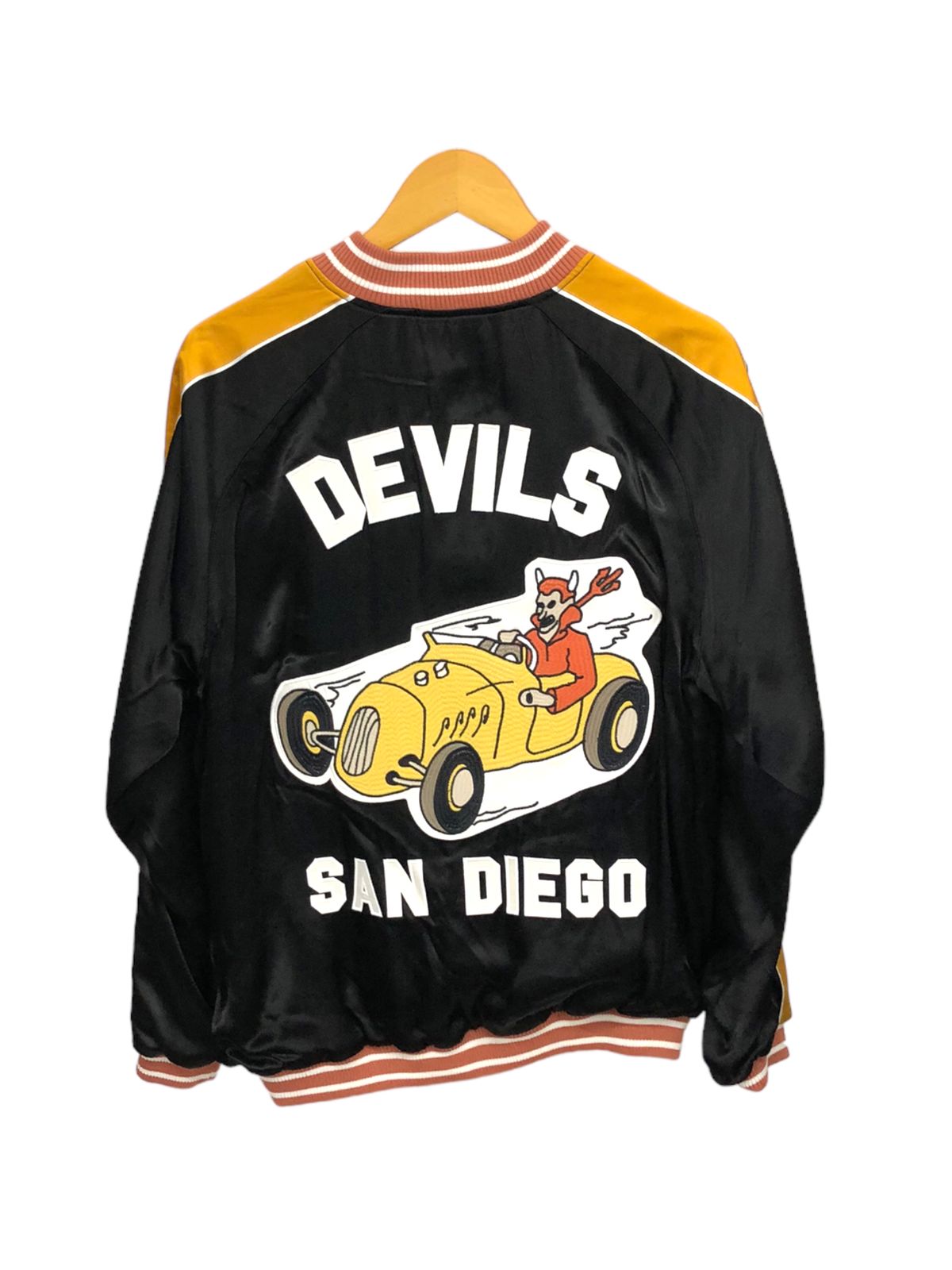 HOUSTON (ヒューストン) RAYON AWARD JACKET（DEVILS）レーヨン