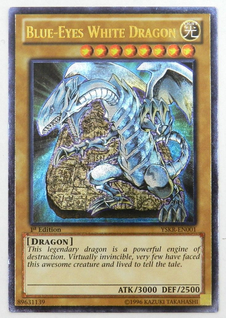 □青眼の白龍 / Blue-Eyes White Dragon YSKR-EN001[UR] レリーフ