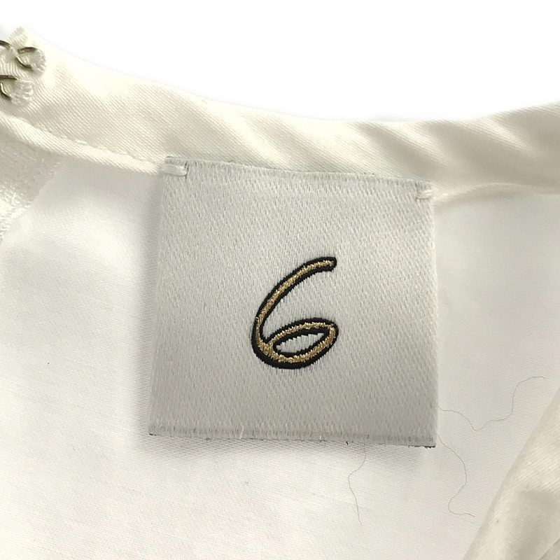 6(ROKU) / ロク | VOLUME SHORT SLEEVE BLOUSE ブラウス | 36