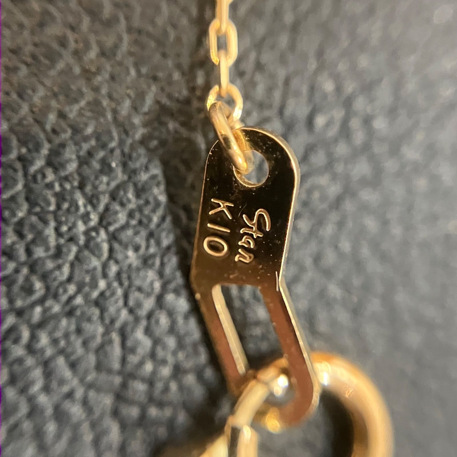 STAR JEWELRY（スタージュエリー）K10ダイヤ ホースシューネックレス 