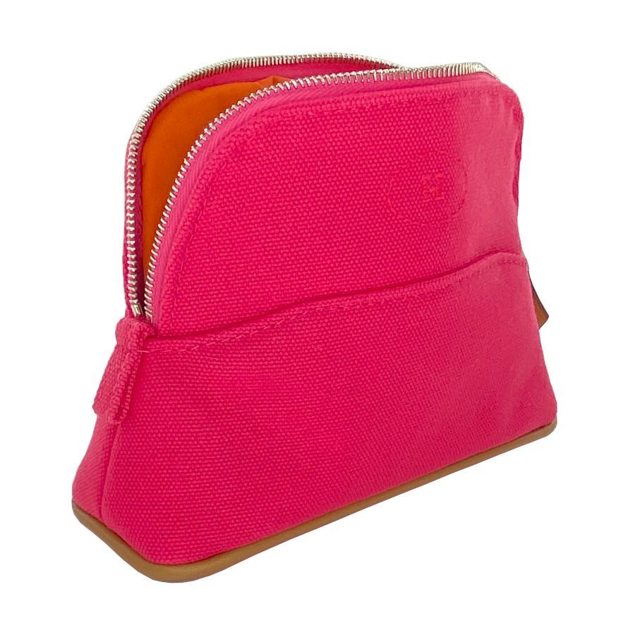 新品タグ付き エルメス ボリードポーチ ミニミニ ポーチ ハイビスカス  