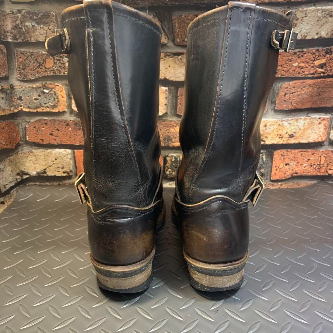 【90s 茶芯】RED WING 2268 エンジニアブーツ PT91 USA製 90s RED WING PT91 2268 エンジニアブーツ 後期刺繍タグ US7 USA