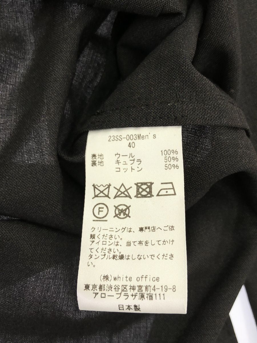 COUTURE D'ADAM 23SS-003Men's オーバーサイズテーラード