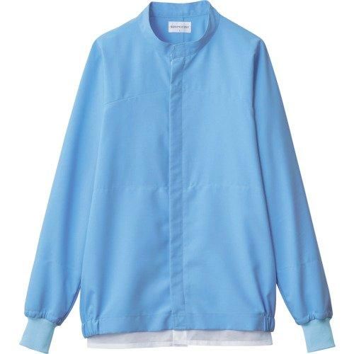 2営業日で発送 サンペックス クールフリーデ男女兼用長袖ジャンパー サックス S CD682-S 1着