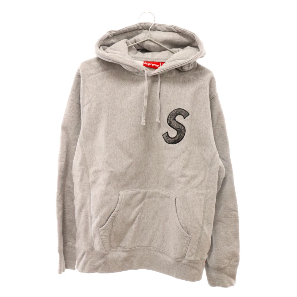 シュプリーム 18AW S Logo Hooded Sweatshirt Sロゴプルオーバー  