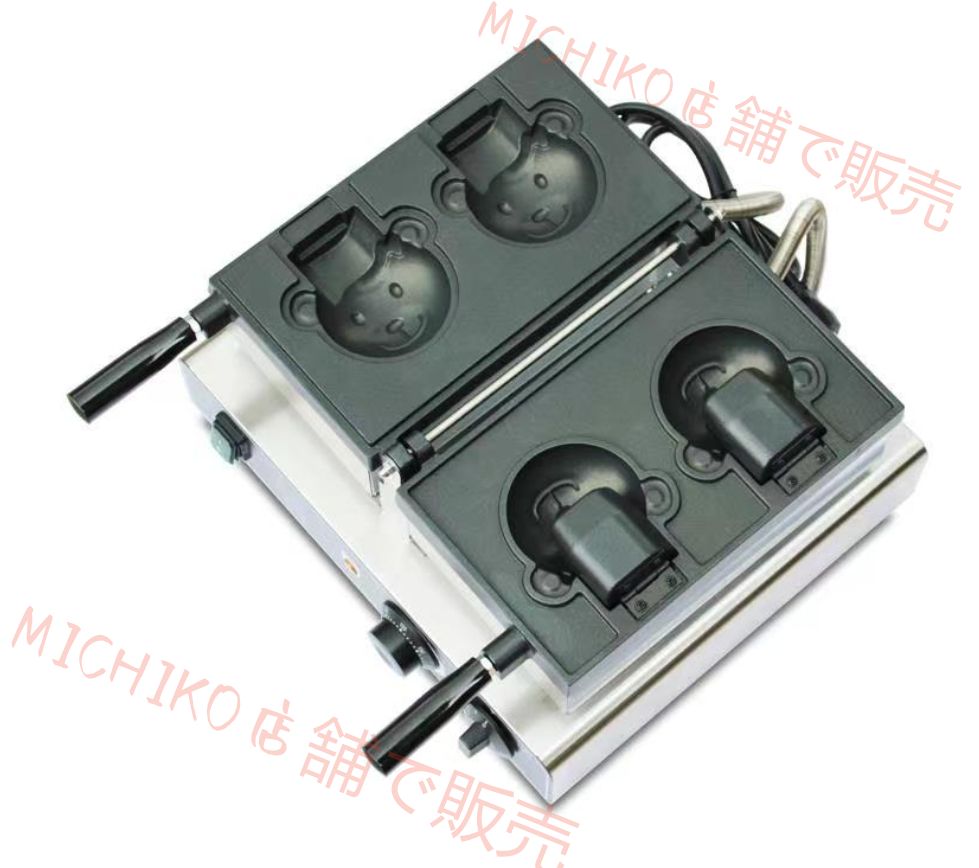 商用アイスクリームベアーマシン ワッフルメーカー たい焼きタイプ 広口魚焼き器 ベアー焼き器 インスターヒット軽食