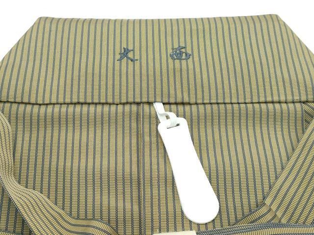 平和屋本店□極上 男性 人間国宝 甲田綏郎 精好仙台平 馬乗り袴 縞