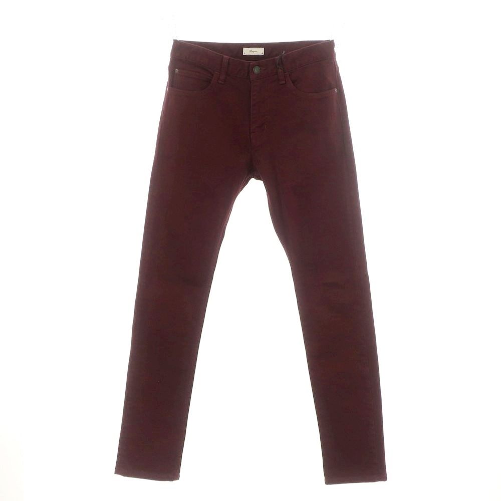 イロコイ Iroquois ストレッチコットン デニムパンツ ワイン サイズ1 メンズ