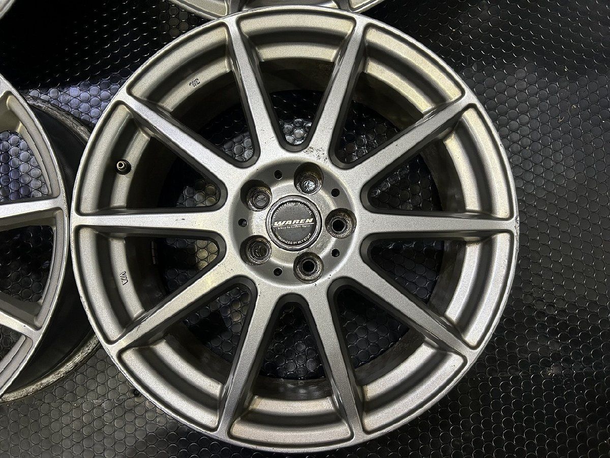 HOT STUFF WAREN 社外ホイール 17インチ 4本 7J5HPCD100 48 プリウス フォレスター等 VHS122