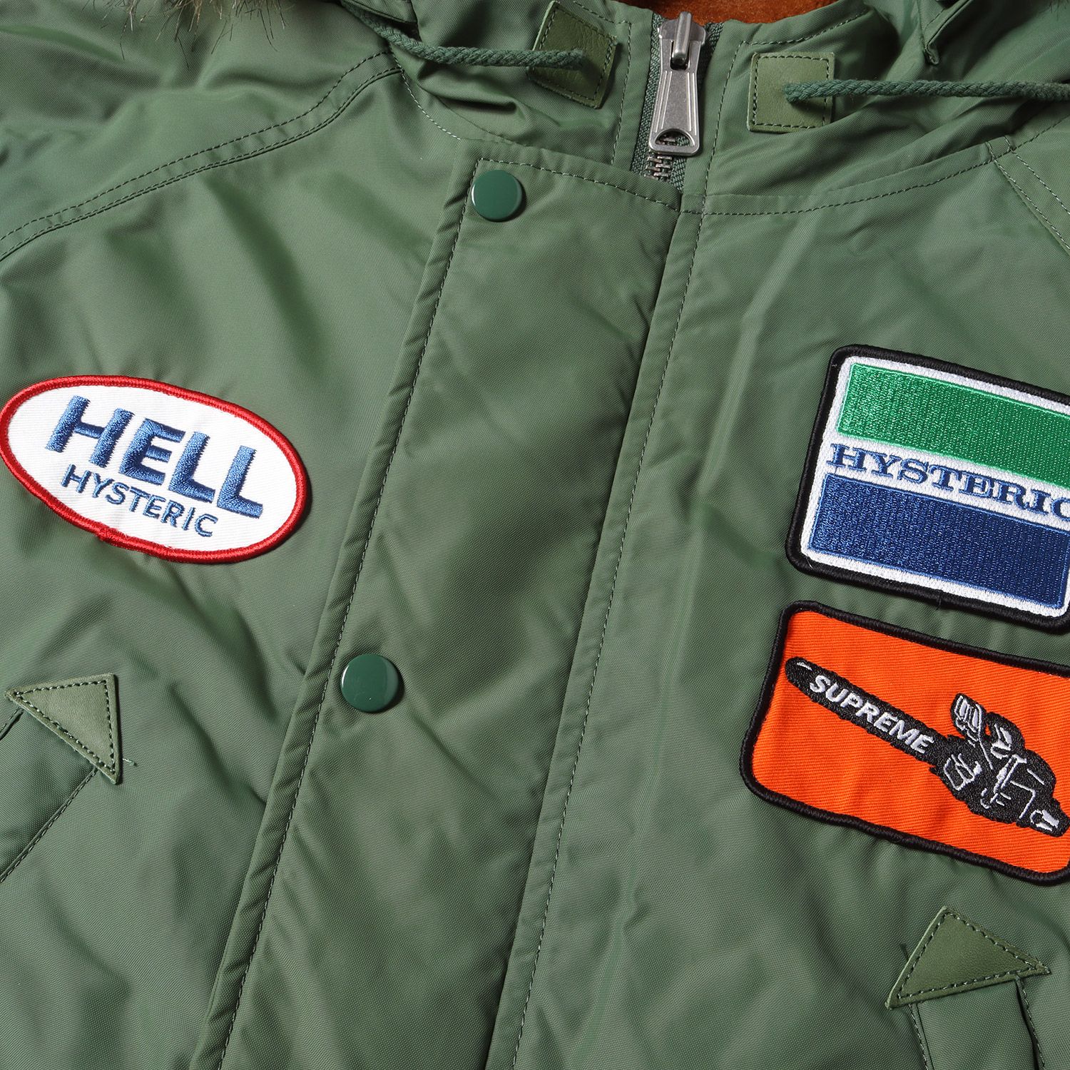 SUPREME hystericglamor N- 3B Parka グリーン
