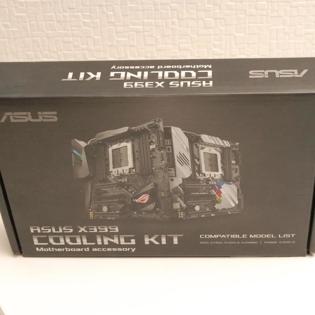 ASUS - 中古 ASUS ZENITH EXTREME X399 +COOLING KIT ASUS X399 Cooling Kit For ZENITH EXTREME STRIX X399-E X399-A
