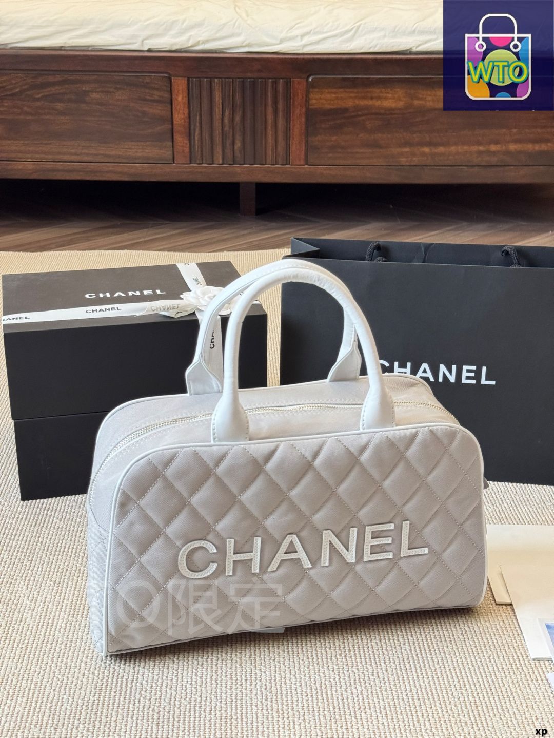今日特価】Vintage CHANEL ボウリング ショルダーバッグ-WTO輸入