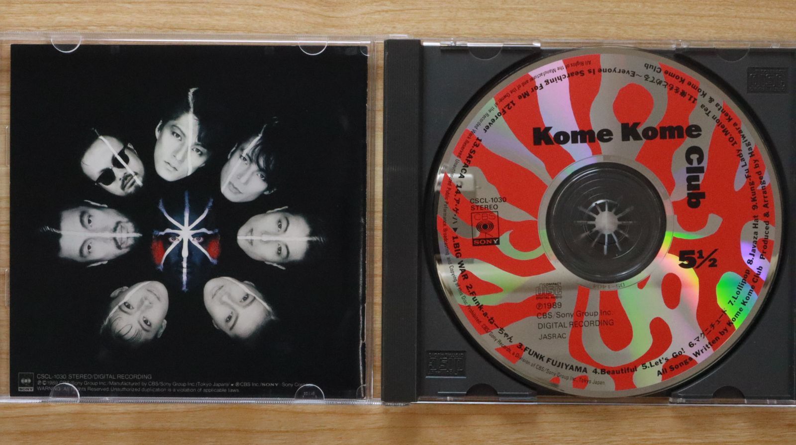 KOMEKOMEページ 国内盤CD☆米米CLUB/KOME KOME CLUB□ 51/2 【CSCL1030