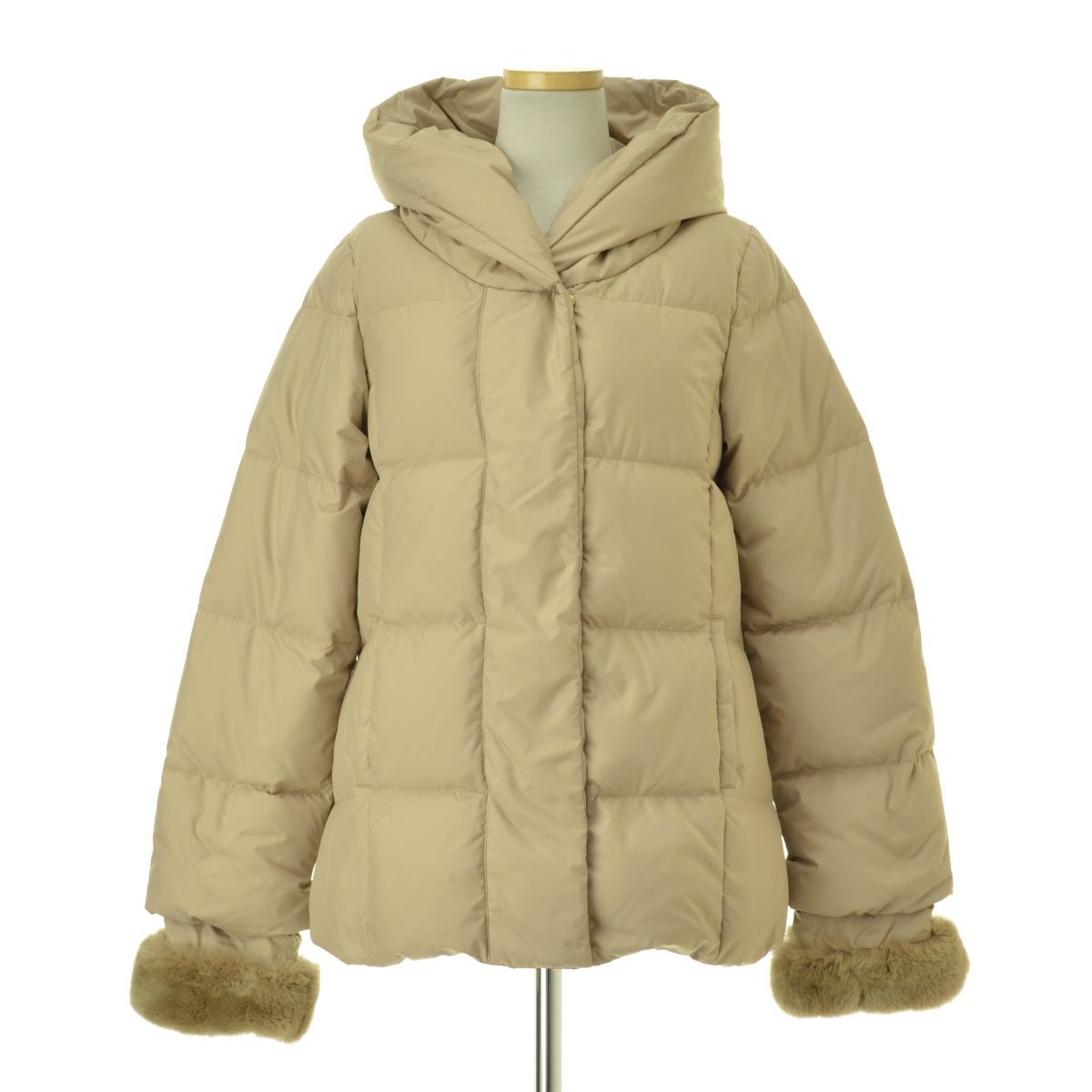 SHIPS】314-16-0068【河田フェザー】フードショートダウンジャケット