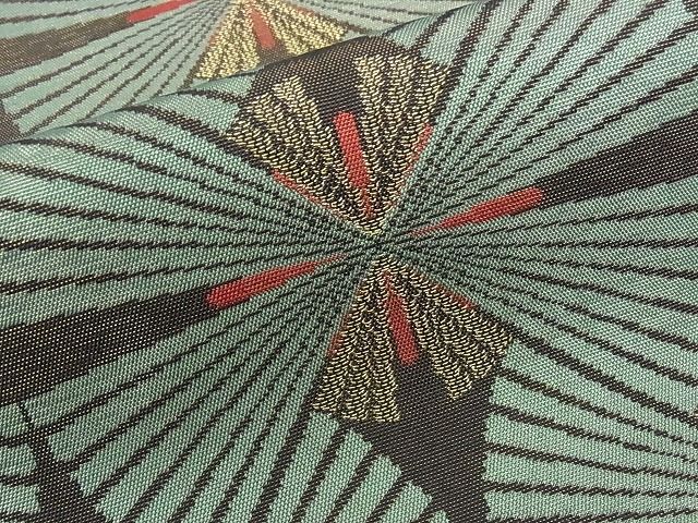 平和屋本店□最高級 人間国宝 北村武資 経錦 六通柄袋帯 若松文 金糸