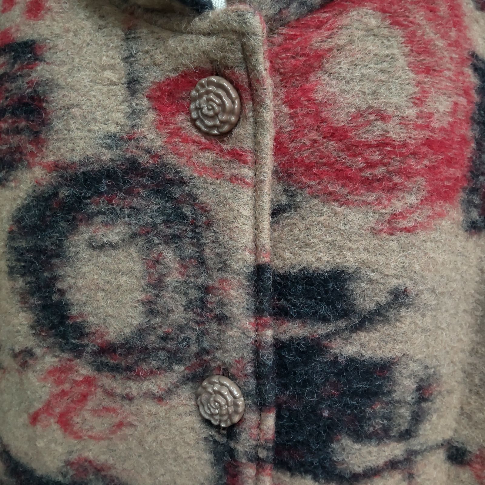 イタリア製生地使用ウール混軽量コート 日本縫製