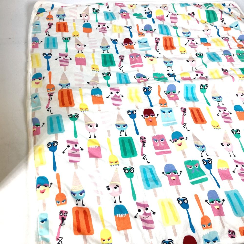 FENDI ブランケット 関税込 FENDI カシミア混 FFロゴ ブランケット (FENDI/おくるみ