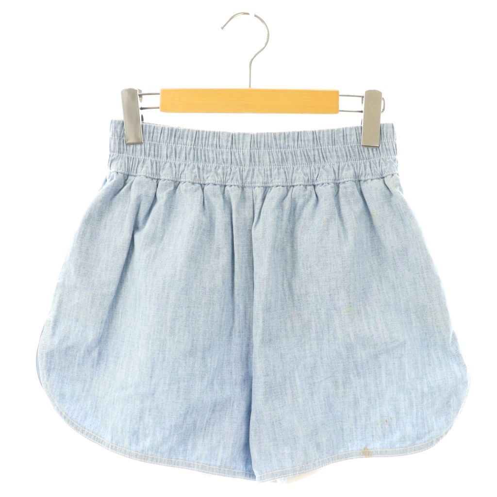 FENDI 25SS FFモノグラム シャンブレーデニム製 ショートパンツ