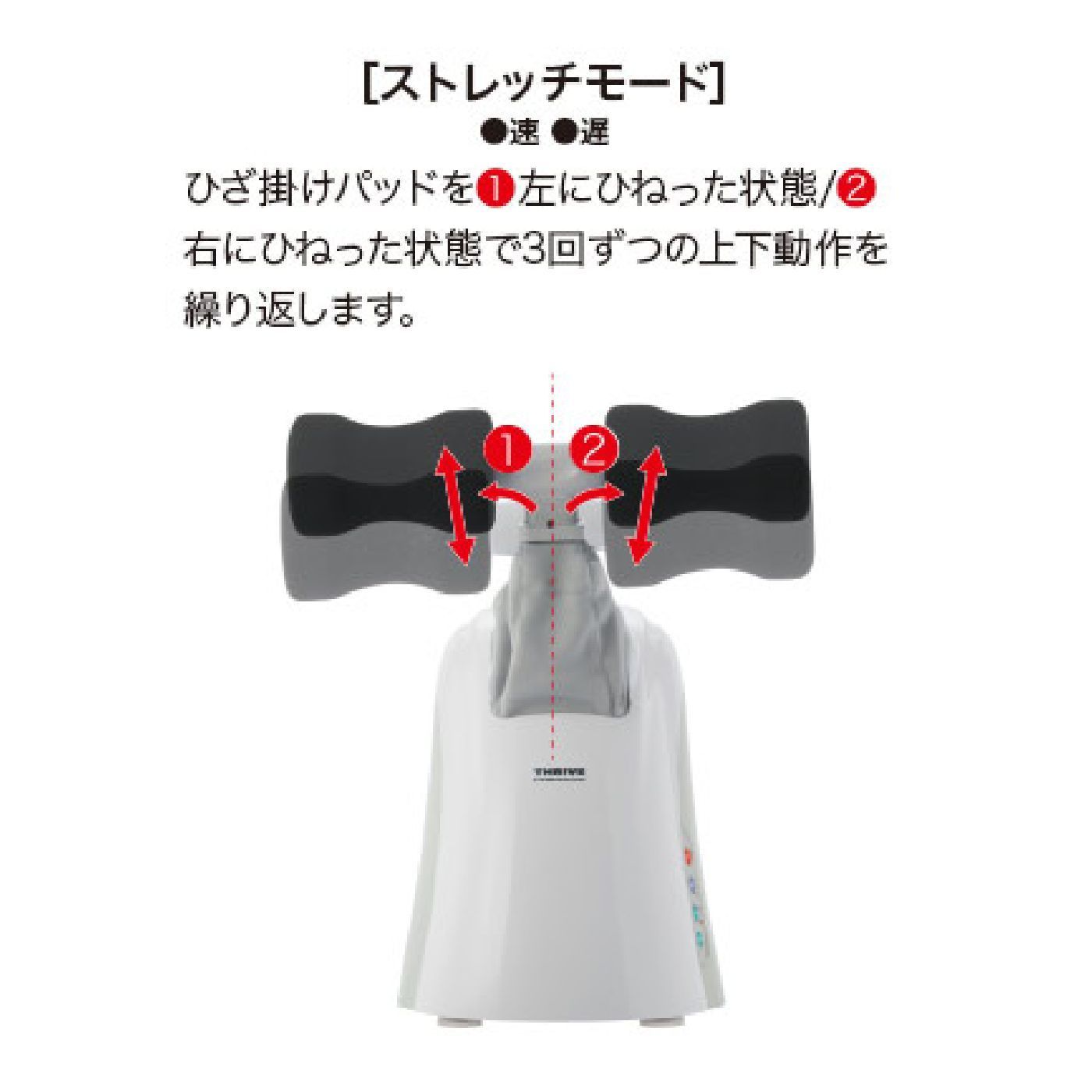 プロの技のストレッチが簡単にできます