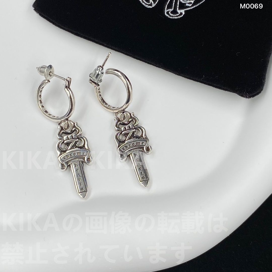 新作 CHROME HEARTS クロムハーツ ピアス(両耳用) イヤリング 50 - メルカリ