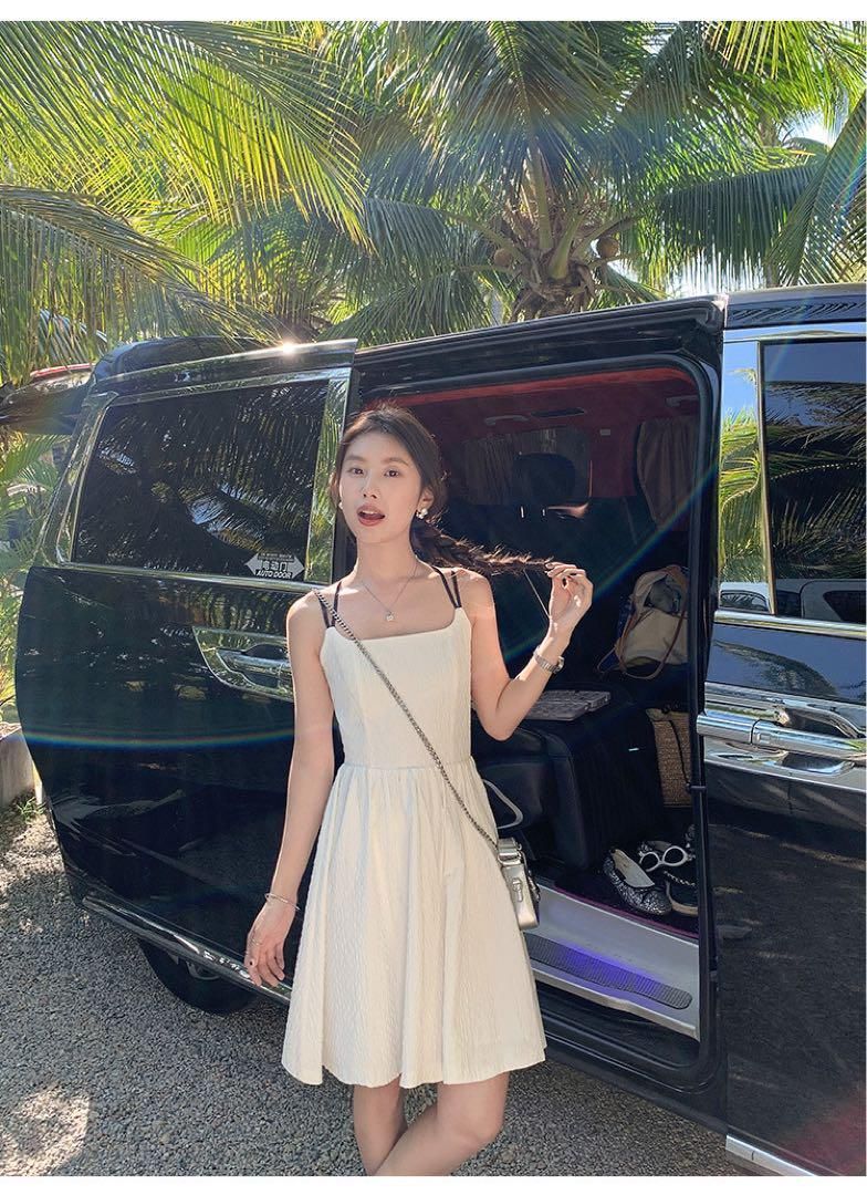 春セクシー フレンチホルターネックミニワンピースAライン女子会デート用