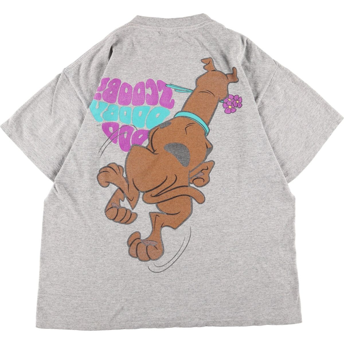 90年代 アンビル anvil SCOOBY DOO スクービードゥー キャラクタープリントTシャツ USA製 メンズM ヴィンテージ /eaa35182357cm身幅