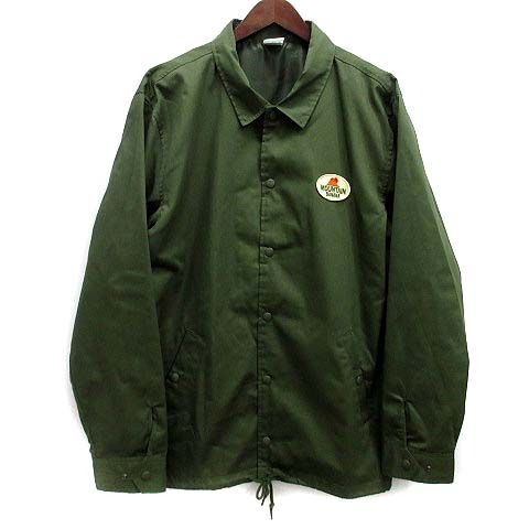 さくら【美品】ザ・クロマニヨンズ マウンテンバナナツアー コーチジャケット ザクロマニヨンズ マウンテンバナナ ツアーグッズ 緑色の上着