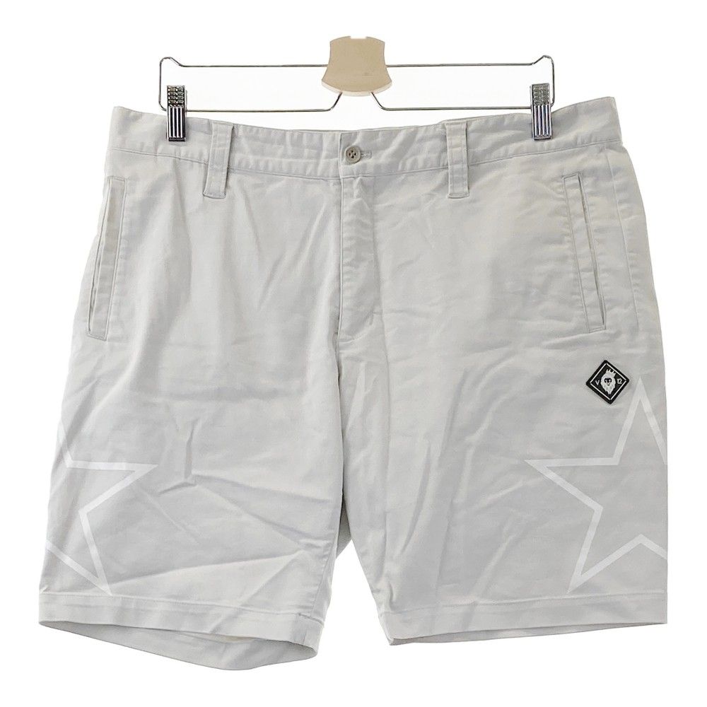 Vtwelve グレー ホワイト ハーフパンツ サイズ：XXL V12 ヴィトゥエルヴ ハーフパンツ 星 グレー系